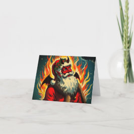 Satan Clause, mappat gratulationskort Kort