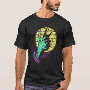 Satan Djävulen Demon Hand Shadow Occult Pagan Wicc T Shirt