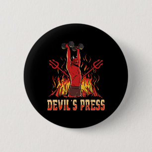 Satan Djävulen DemPress Bodybuilding Knapp