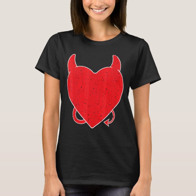 Satan Djävulen Occult Satanic Evil Lucifer 1 T Shirt (Framsida)