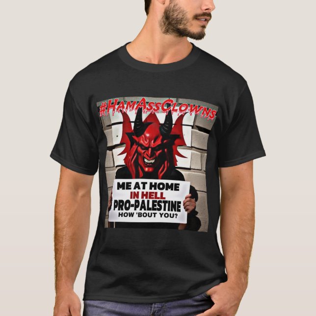 Satan för Palestina T-Shirt (Framsida)