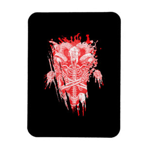 Satan Gift all Hail Goat Satanic Baphome Magnet