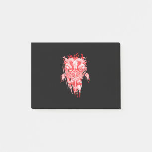 Satan Gift all Hail Goat Satanic Baphome Post-it Block