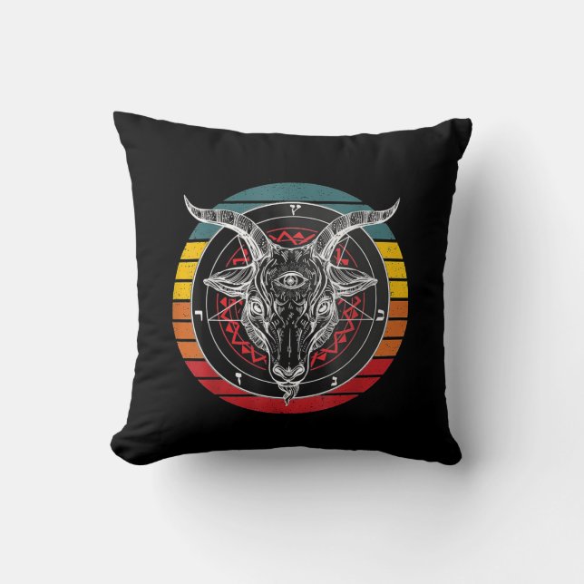 Satan Goat, Goat Gift Kudde (Framsida)