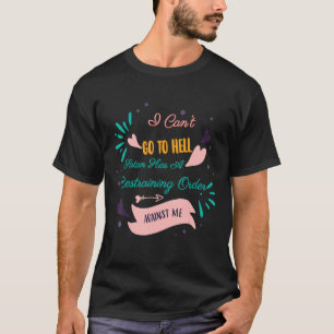 Satan har en reservorder Humor T Shirt