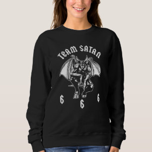 Satan Hard Sten Emo Goth Bike Metall Team Satan T Shirt