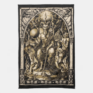 Satan installerar 16x24 på Twillbomull - Kökshandduk