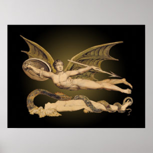 Satan & Kväll 18x24 Poster