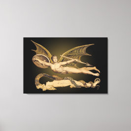 Satan & Kväll 36x24 Stretched Canvas Artwork-