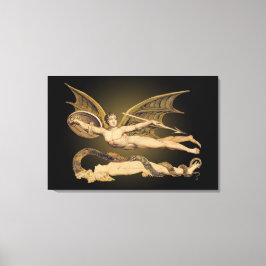 Satan & Kväll 36x24 Stretched Canvas Artwork-