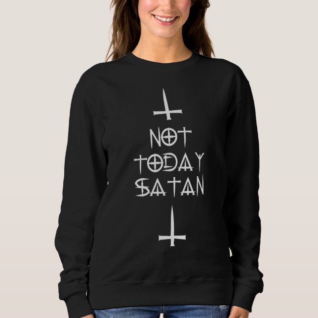 Satan Lucifer Occult Aesthetic Grunge Gothic Paste T Shirt (Framsida)