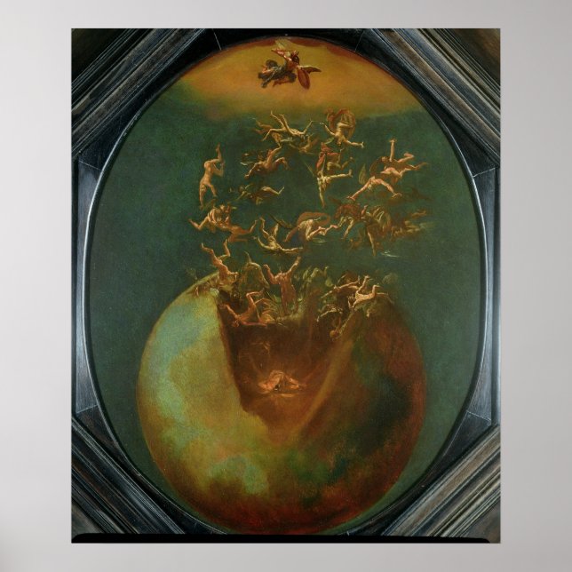 Satan och Rebel Änglar från himlen Poster (Framsidan)