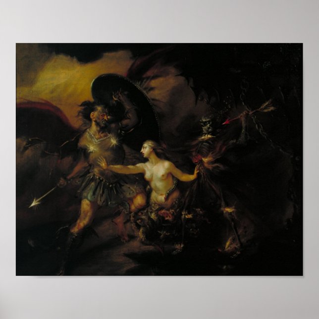 Satan, sin och död poster (Framsidan)