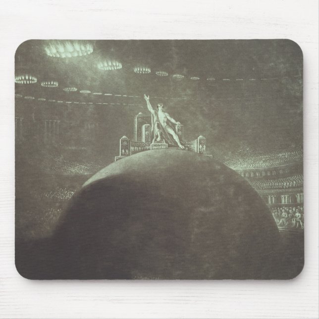 Satan som varar ordförande på det infernaliska musmatta (Framsidan)