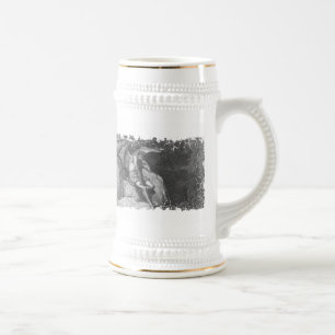 Satan tänkande Stein - grafisk nödlägekant Sejdel