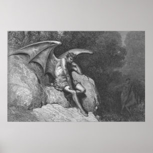 Satan Thinking Poster