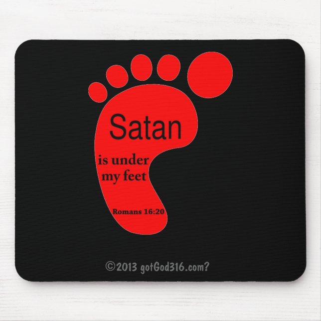 Satan under mina fötter gotGod316.com? Musmatta (Framsidan)