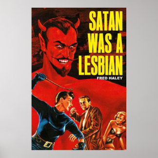 Satan var en Lesbisk Poster