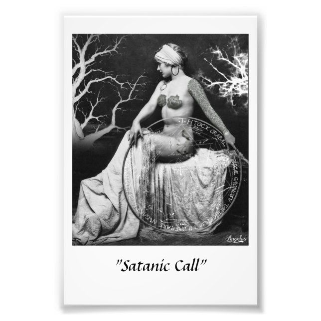 "Satanic Call" Fototryck (Framsidan)