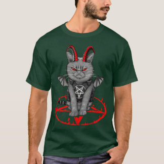 Satanic Cat-pojke T Shirt