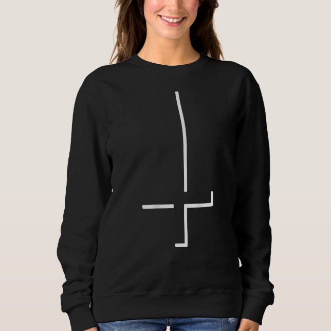 Satanic Cross I Upside Down Cross I Goth I Cross T Shirt (Framsida)