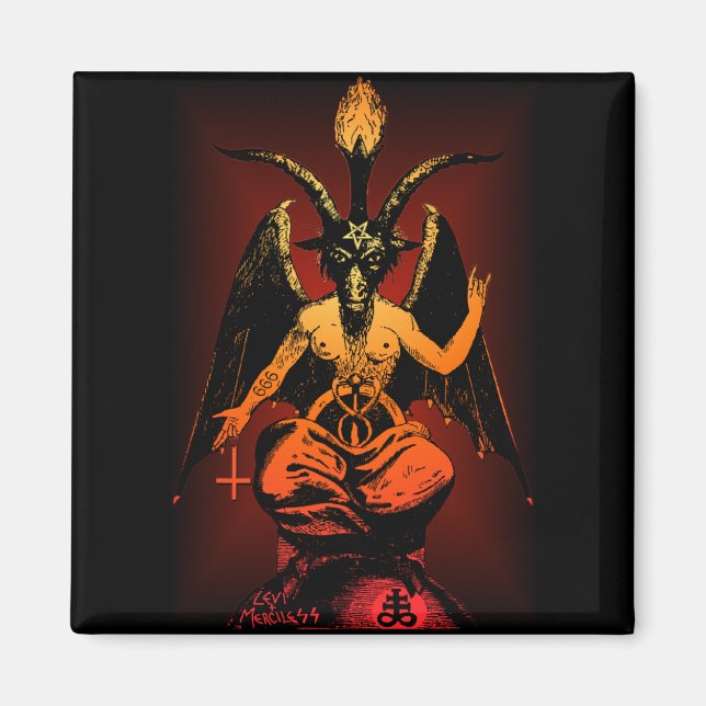 Satanic Goat Magnet (Framsidan)