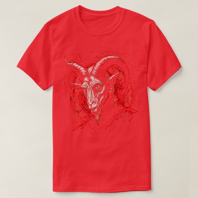 Satanic Goat T Shirt (Design framsida)