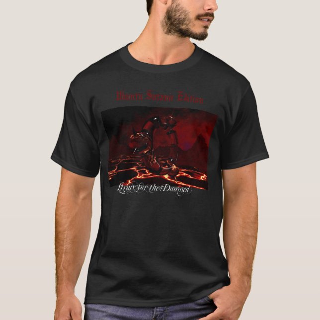 Satanic Linuxexponeringsglas Tee (Framsida)