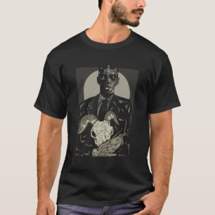 Satanic Occult Mörk Art Evil 666 Antichrist Goth T Shirt