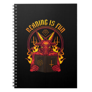 Satanic Pagan Goat Premium Anteckningsbok
