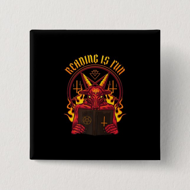 Satanic Pagan Goat Premium Knapp (Framsida)