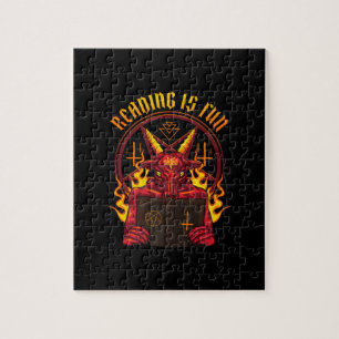 Satanic Pagan Goat Premium Pussel