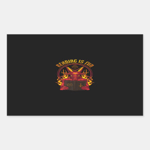 Satanic Pagan Goat Premium Rektangulärt Klistermärke