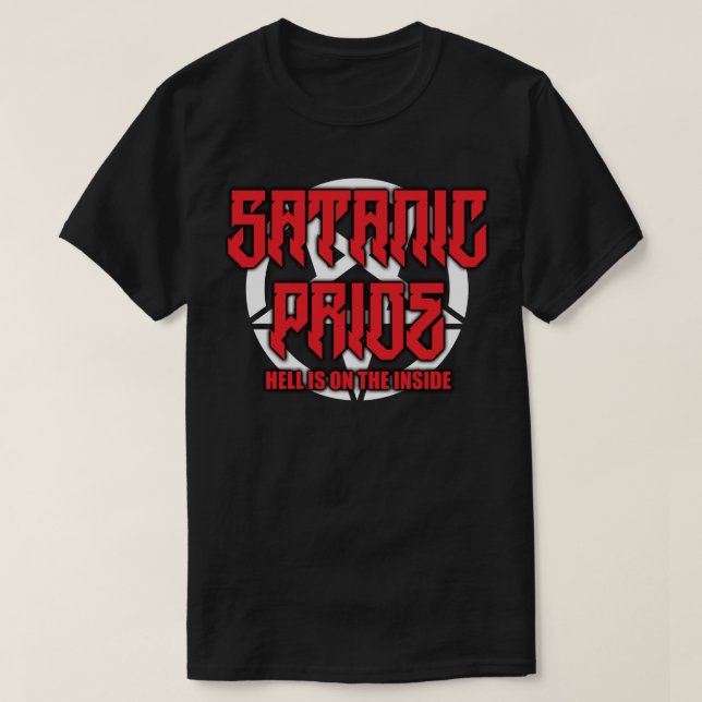 Satanic pride t-shirt (Design framsida)