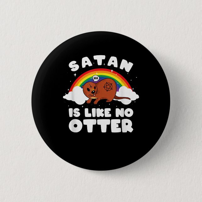 Satanic Rainbow Satan är inget bättre. Knapp (Framsida)