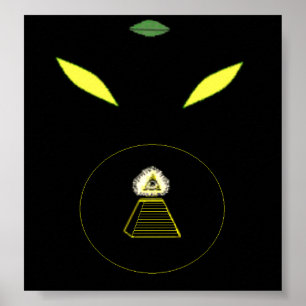 Satanic Reptilianaffisch Poster