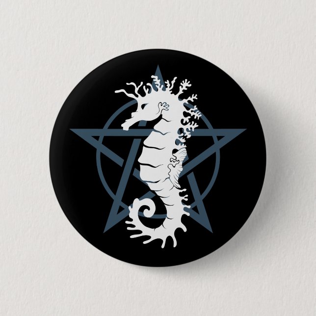 Satanic Seahorse Knapp (Framsida)