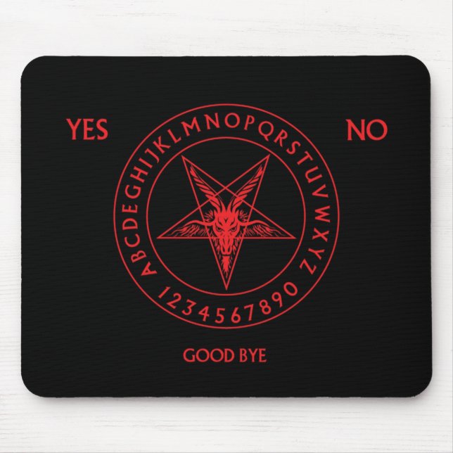 Satanic spådom Mousepad Musmatta (Framsidan)