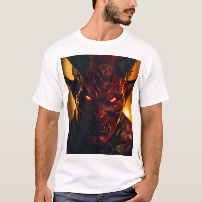 Satanic Stil: Bärga din inre Djävulen t-shirt (Framsida)