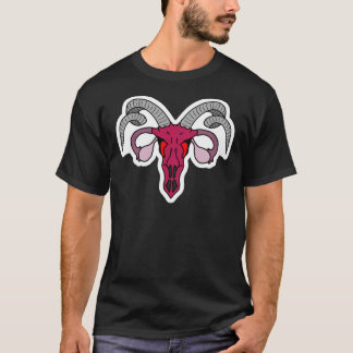 Satanic Uterus Sticker T Shirt