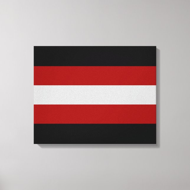Satanisk Flagga (Satanism) Canvastryck (Framsida)