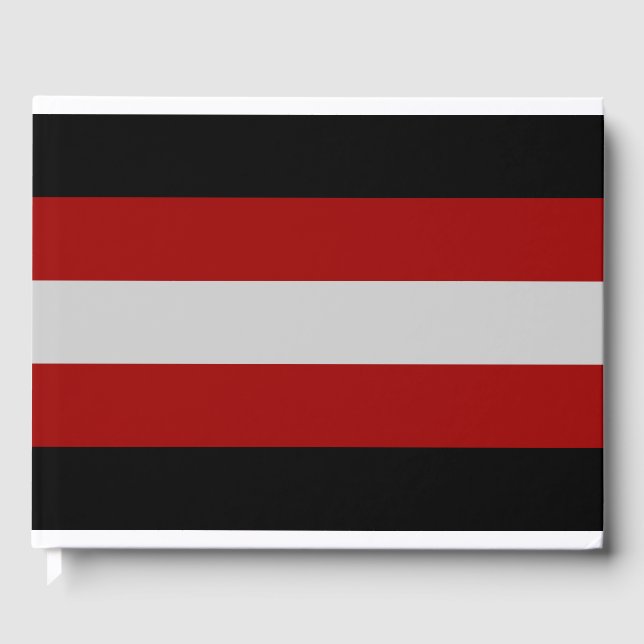 Satanisk Flagga (Satanism) Gästböcker (Framsida)