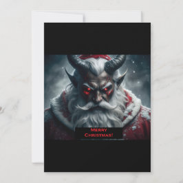 Satanisk Tomte Julkort