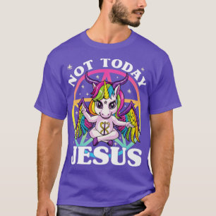 Sataniskt enhörn i dag Jesus Satan Unicorn BAPH T Shirt