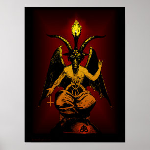 Sataniskt gettmug Art 18x24 Poster