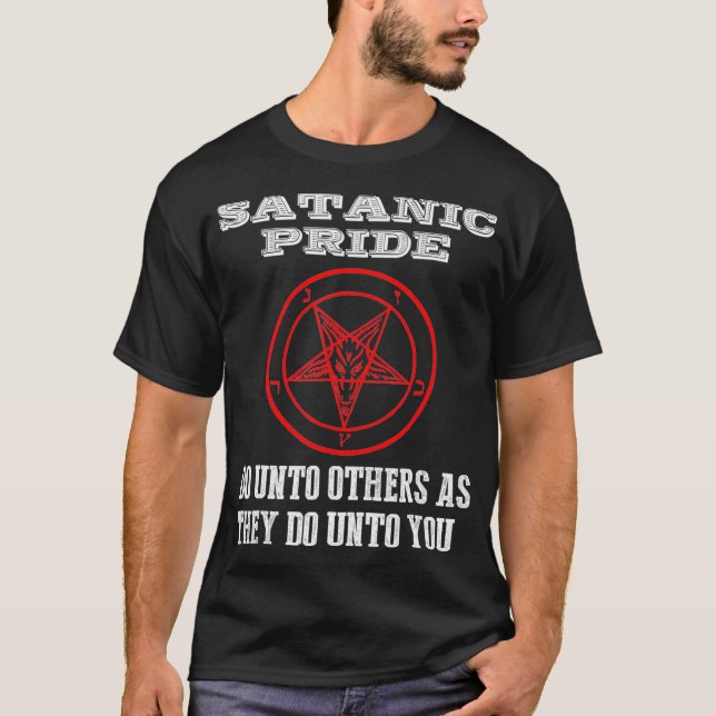 Sataniskt Pride Satanism T shirt Religiösa Gifts (Framsida)