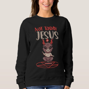 Satanism Baphomet Get Pentagram Inte Idag Jesus T Shirt