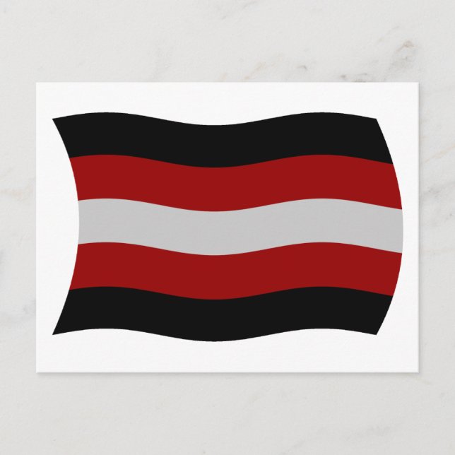 Satanism Flag Postkort Vykort (Framsida)