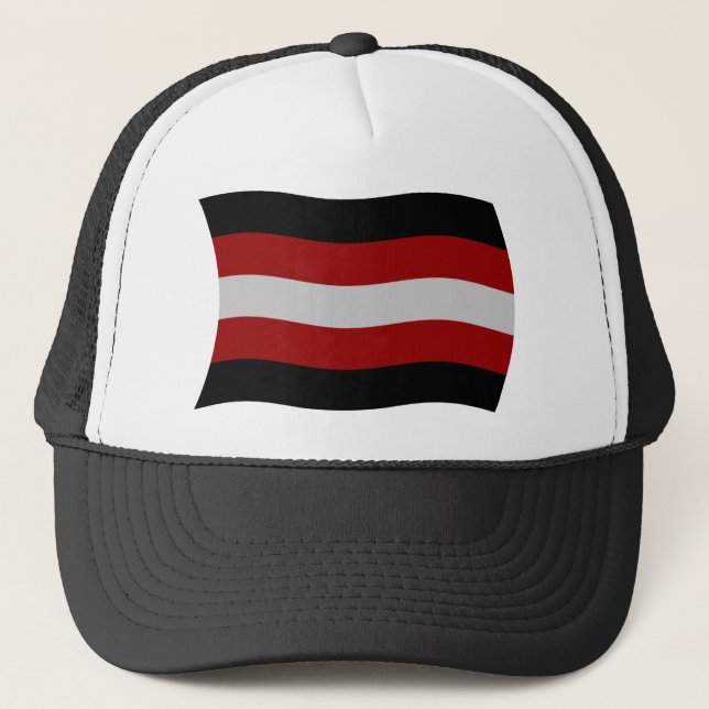 Satanism Flagga Hatt Truckerkeps (Framsida)