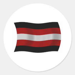 Satanism Flagga Klistermärke